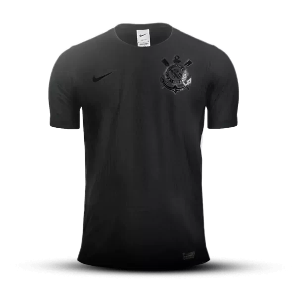 Camisa Corinthians Toda Preta Versão torcedor 2024